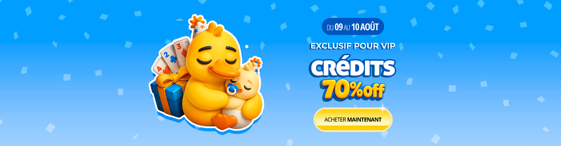 ? Votre p�re ne vous a pas �lev� pour manquer 70% de r�duction sur les cr�dits vip !